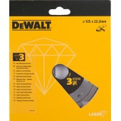 Диск DT3761-XJ алмазный сегментированный для гранита 125х22,23, h=7,5 мм DEWALT