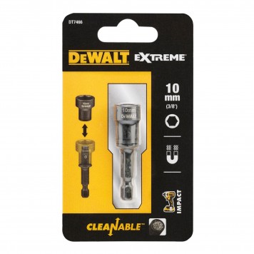 Насадка DT7466-QZ шестигранная очищаемая магнитная 10 мм DEWALT