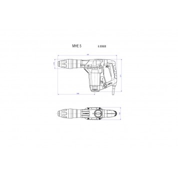 Отбойник MHE 5 SDS-max 1300 Вт METABO 600688000-1