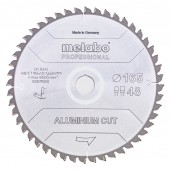 Пильный диск Aluminium CutProf 165 x 20 мм, Z48, FZ/TR -5° METABO