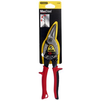 Ножницы 2-14-562 по металлу левые красные STАNLEY-2