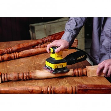 Шлифмашинка SS24-RU вибрационная 240 Вт, 1/4 110х104мм STАNLEY-2