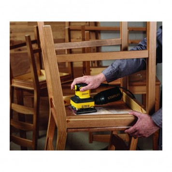 Шлифмашинка SS24-RU вибрационная 240 Вт, 1/4 110х104мм STАNLEY-3