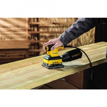 Шлифмашинка SS24-RU вибрационная 240 Вт, 1/4 110х104мм STАNLEY-1