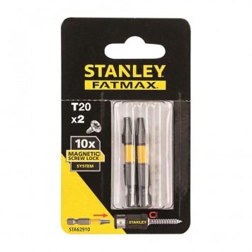 Биты STA62910-XJ FatMax MagnetScrLock T20х50 мм, 2 шт