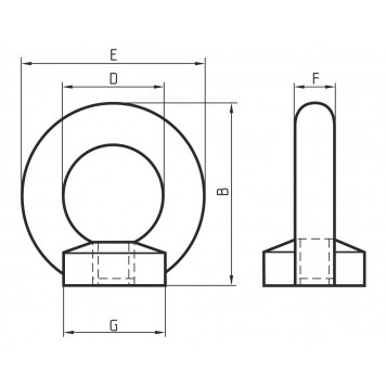 Рым-гайка M18 оцинкованная-3