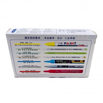 Маркер H0190 по металлу Белый цвет-2