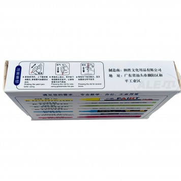 Маркер H0190 по металлу Белый цвет-3