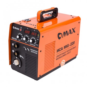 Полуавтомат ИСА MIG-220(MMA,MIG)  C Газом/Без газа.160-260В/1Ф-3