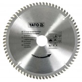 Диск YT-6091 пильный по алюминию 200х30 мм, 60 зубьев YATO