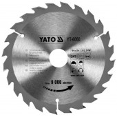 Диск YT-6060 с карбид вольфрамом 184х30 мм, 24 зуба YATO