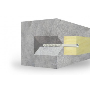 Рамный распорный дюбель KPS 8х80 с шурупом, уп 50 шт. Wkret-1