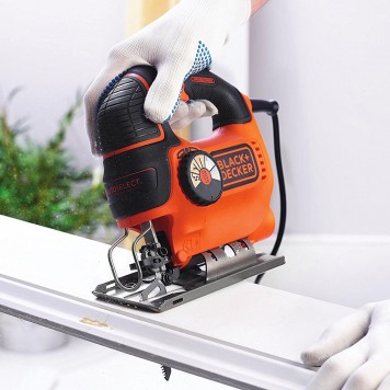 Электролобзик KS801SEK-QS SMART SELECT 550 Вт, быстрый зажим пилки BLACK+DECKER-5