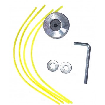 Катушка B0149-1 триммерная универсальная, алюминий, тип-паук №1 С резьбой (М10*1,25мм)-2