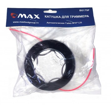 Катушка B0179F триммерная (M10х1,25мм, резьба-Л) D лески-до 3мм, Автомат, Тип3. Премиальное качество MAX-2