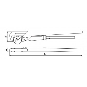Ключ трубный №3 20-63 мм НИЗ-1