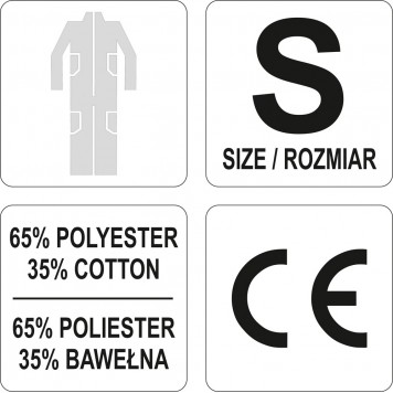 Комбинезон YT-80420 рабочий DOHAR серый размер YATO-3