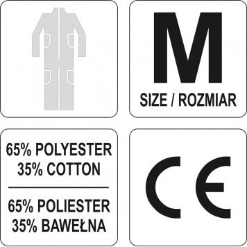 Комбинезон YT-80431 рабочий DOHAR бежевый размер M YATO DW-3