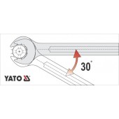 Ключ YT-0348 комбинированный 19 мм САТИН YATO