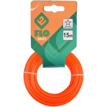 Леска 89425 для триммера 2,6 мм х 15 м, звезда-1