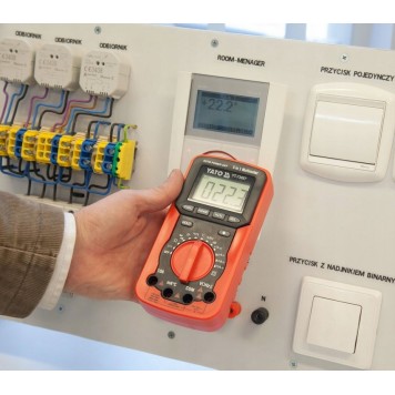 Мультиметр YT-73087 цифровой измеритель 5 в 1 YATO-8