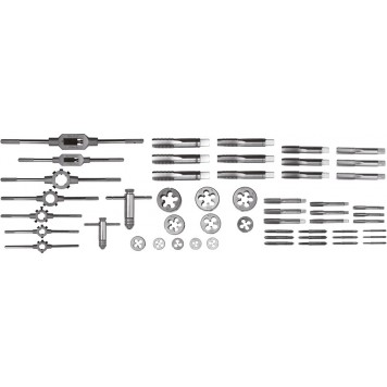 Набор YT-2979 плашек и метчиков (М3;4;5;6;8;10;12;14;16;18;20) 56 предметов YATO-1