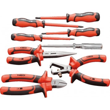 Набор 01-301 электромонтажного инструмента 1000 В, 8 предметов NEO-1