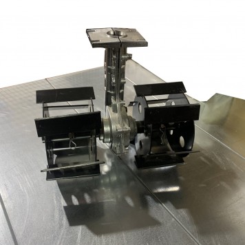 Насадка - культиватор для бензотриммера 26 мм (9T) пропольник прямые ножи 10 мм E0064-3