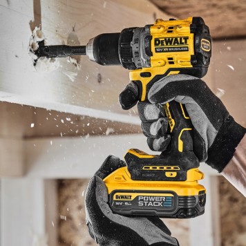 Шуруповёрт DCD800H2T-QW безударный бесщеточный 2 АКБ x 5 А/ч 18В POWERSTAK, в кейсе TSTAK DEWALT-11