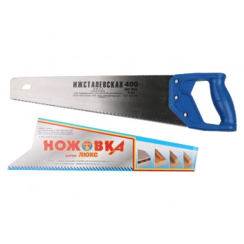 Ножовка 400 мм, зуб 4 мм "ЛЮКС" ИЖ-сталь-1
