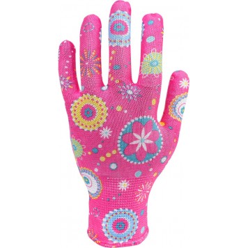 Перчатки 74117 садовые размер 8 FLO-1