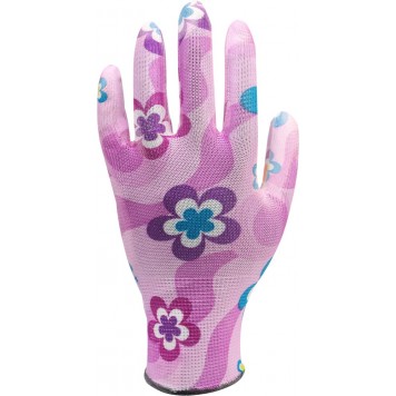 Перчатки 74130 огородные 9 светло-розовые FLO-1