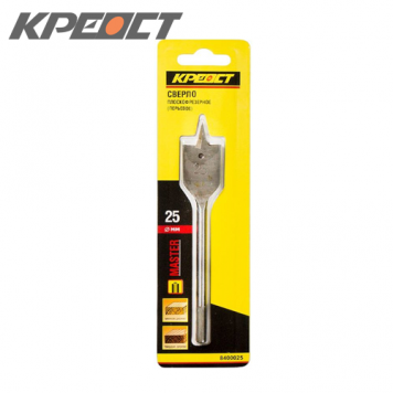 Сверло перовое по дереву 10 мм КРЕОСТ-1