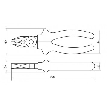 Плоскогубцы комбинированные, диэлектрические до 1000 В, 200 мм НИЗ-1