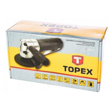 Угловая пневмо-шлифмашинка 74L214 142,5 л/мин, 125 мм TOPEX-4