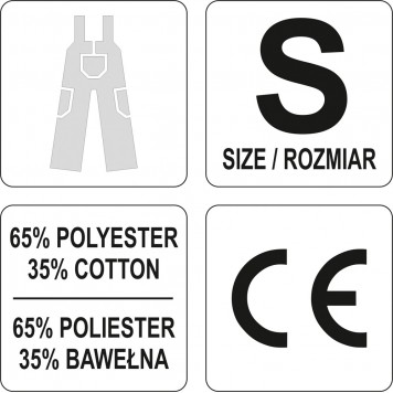 Рабочий YT-80290 полукомбинезон DAN YATO-2