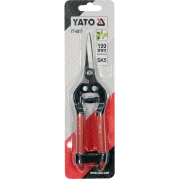 Секатор YT-8817 специальный изогнутый 190 мм YATO-2