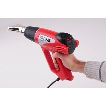 Термофен YT-82293 2000Вт в наборе 70~600°C YATO-5