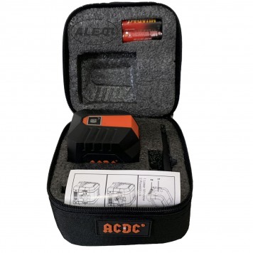 Уровень лазерный E0061 Зеленый 2 луча кейс, комплект батареек-5