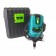Уровень лазерный Зеленый E0057 3 луча Profipower В комплекте лазерный нивелир, кейс, большой акб, зу