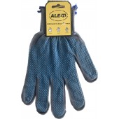 Перчатки 02Q0011-AL нейлоновые с ПВХ, 15 класс, серые, S-L, 10/500 ALET