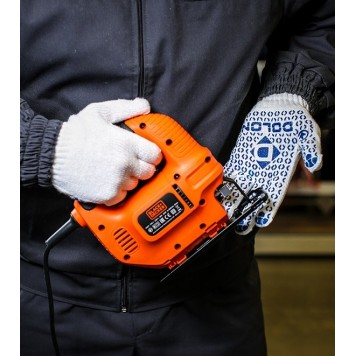 Перчатки 520 трикотажные с ПВХ точкой размер 10 (XL) DOLONI-3