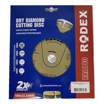 Диск RRA180 алмазный сегмент 180 мм RODEX-1