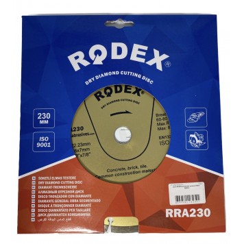 Диск RRA230 алмазный сегмент 230 мм RODEX-1