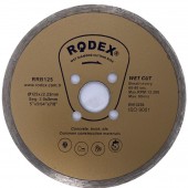 Диск RRB125 алмазный сплошной 125 мм RODEX