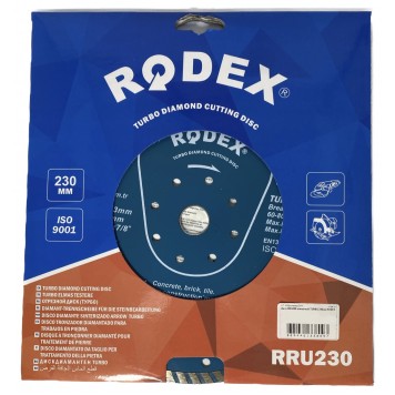 Диск RRU230 алмазный TURBO 230 мм RODEX-1