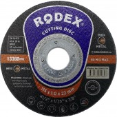 Круг RODEX 115х1.0х22 мм отрезной по металлу