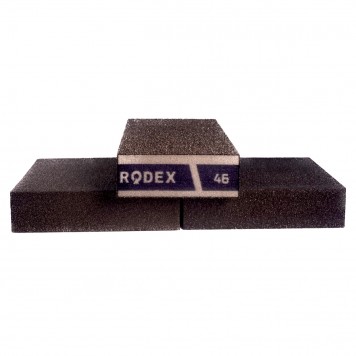 Губка RODEX шлифовальная 68х98х25 зерно 46 ZDP1046-1