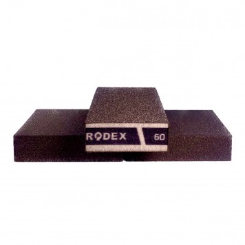 Губка RODEX шлифовальная 68х98х25 зерно 60 ZDP1060-1