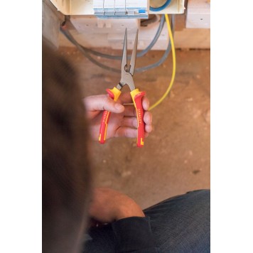 Тонкогубцы 0-84-007 удлинённые диэлектрические 1000В, 200 мм STАNLEY-4